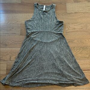 ATHLETA Santorini Thera Dress Halter Curved Empire Waist Green Size Small